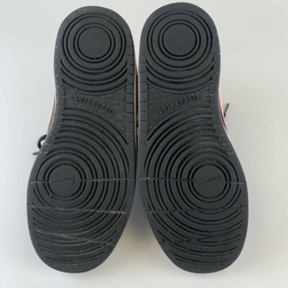 Nike Court Borough Mid 2 Basketball Youth Size 4.5 Black Pink Yellow CD7782-002 - Picture 5 of 10
